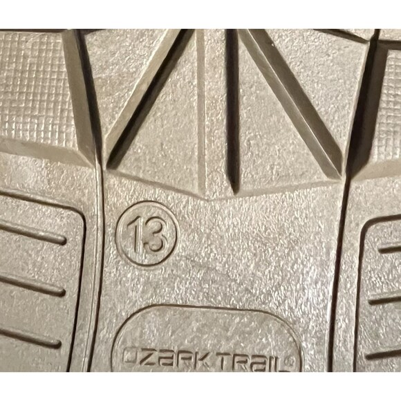 Ozark Trail Men’s Size 13 Snow Boots Mossy Oak Camo Brown Suede Waterproof - Picture 8 of 10